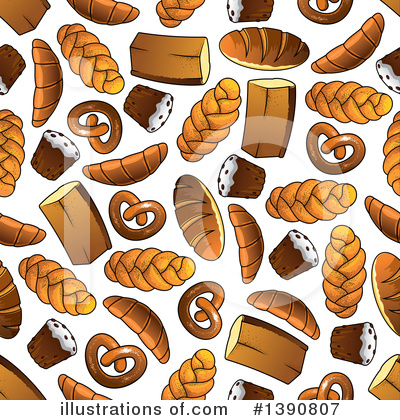 Croissant Clipart #1390807 by Vector Tradition SM