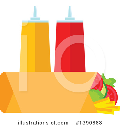 Ketchup Clipart #1390883 by Vector Tradition SM