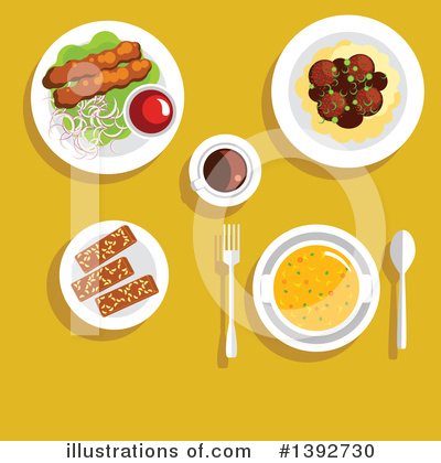 Royalty-Free (RF) Food Clipart Illustration by Vector Tradition SM - Stock Sample #1392730