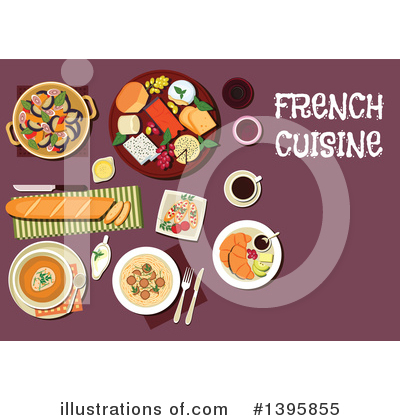Plate Clipart #1395855 by Vector Tradition SM