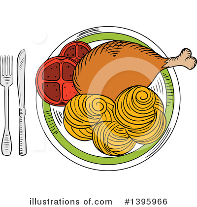 Royalty-Free (RF) Food Clipart Illustration by Vector Tradition SM - Stock Sample #1395966