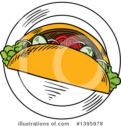 Royalty-Free (RF) Food Clipart Illustration by Vector Tradition SM - Stock Sample #1395978
