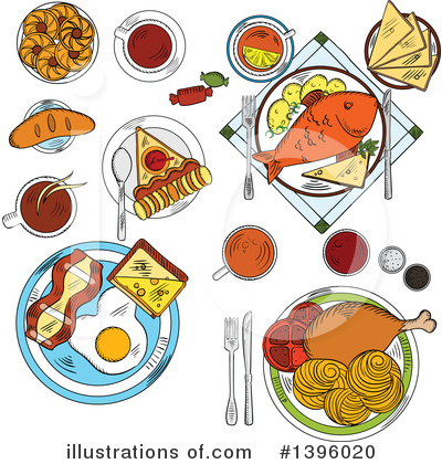 Royalty-Free (RF) Food Clipart Illustration by Vector Tradition SM - Stock Sample #1396020