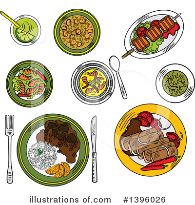 Condiment Clipart #1396026 by Vector Tradition SM