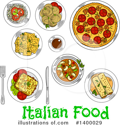Spaghetti Clipart #1400029 by Vector Tradition SM