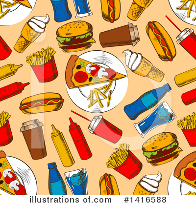Royalty-Free (RF) Food Clipart Illustration by Vector Tradition SM - Stock Sample #1416588