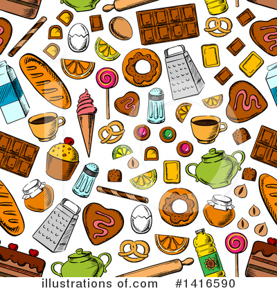 Royalty-Free (RF) Food Clipart Illustration by Vector Tradition SM - Stock Sample #1416590