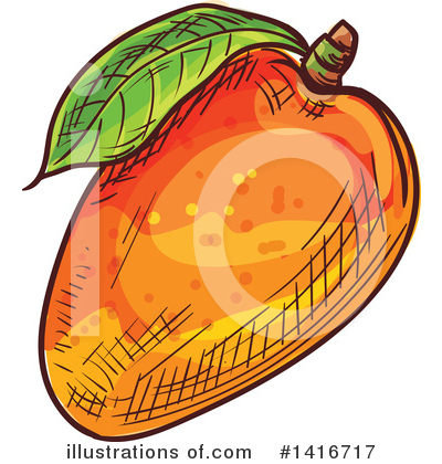 Mango Clipart #1416717 by Vector Tradition SM