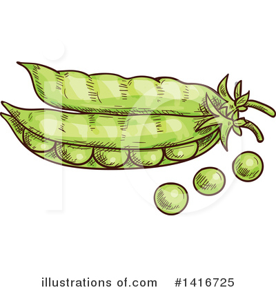 Pea Clipart #1416725 by Vector Tradition SM