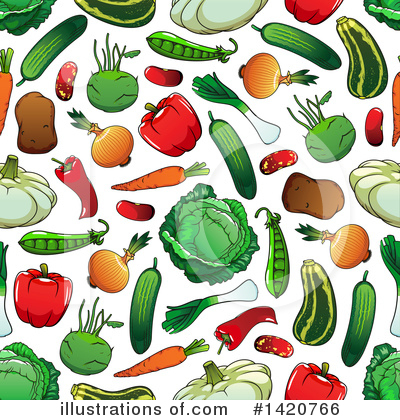 Leek Clipart #1420766 by Vector Tradition SM