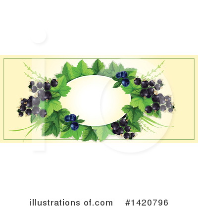 Black Currants Clipart #1420796 by Vector Tradition SM