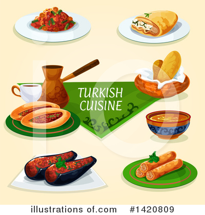 Royalty-Free (RF) Food Clipart Illustration by Vector Tradition SM - Stock Sample #1420809