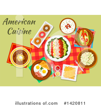 Baked Beans Clipart #1420811 by Vector Tradition SM