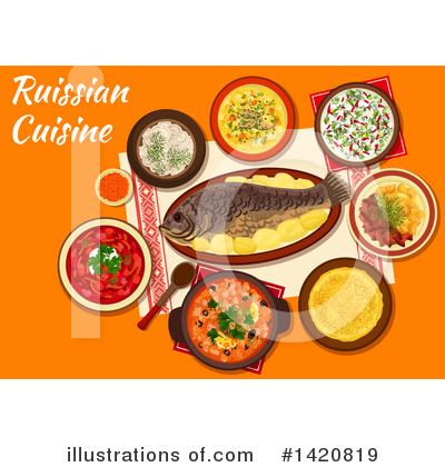Royalty-Free (RF) Food Clipart Illustration by Vector Tradition SM - Stock Sample #1420819