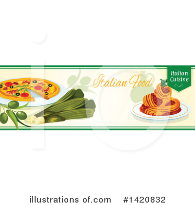 Spaghetti Clipart #1420832 by Vector Tradition SM