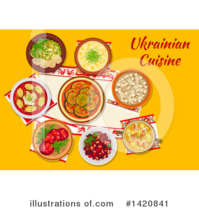 Royalty-Free (RF) Food Clipart Illustration by Vector Tradition SM - Stock Sample #1420841