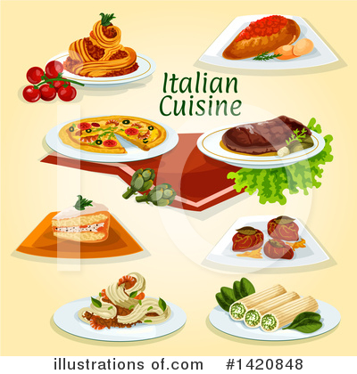 Royalty-Free (RF) Food Clipart Illustration by Vector Tradition SM - Stock Sample #1420848