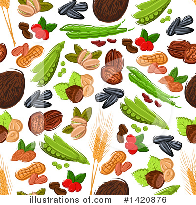 Coffee Berries Clipart #1420876 by Vector Tradition SM