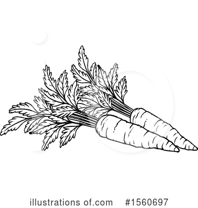 Carrot Clipart #1560697 by Lal Perera