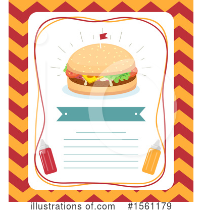 Cheeseburger Clipart #1561179 by BNP Design Studio