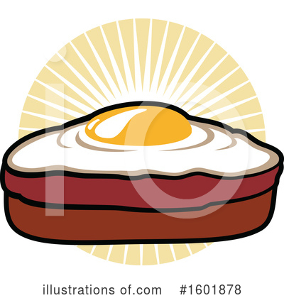 Fried Egg Clipart #1601878 by Vector Tradition SM