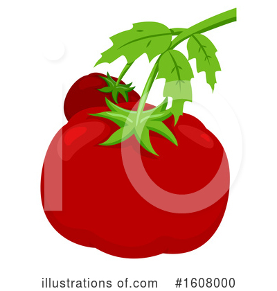 Tomatoes Clipart #1608000 by BNP Design Studio