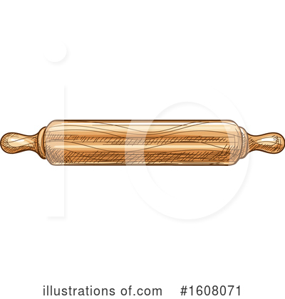 Rolling Pins Clipart #1608071 by Vector Tradition SM