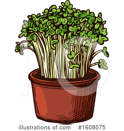 Salad Clipart #1608075 by Vector Tradition SM