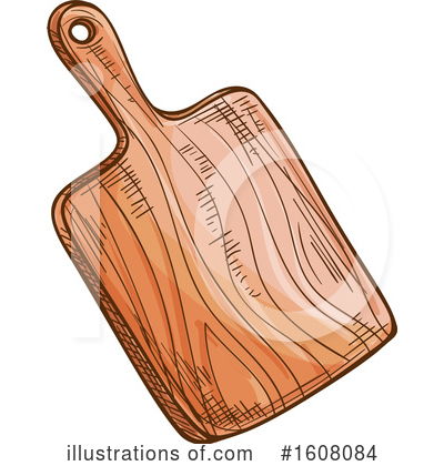 Cutting Board Clipart #1608084 by Vector Tradition SM