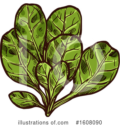 Salad Clipart #1608090 by Vector Tradition SM