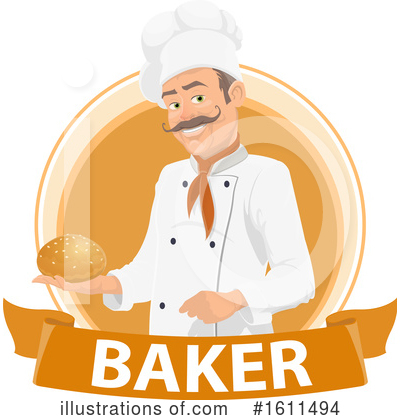 Baker Clipart #1611494 by Vector Tradition SM