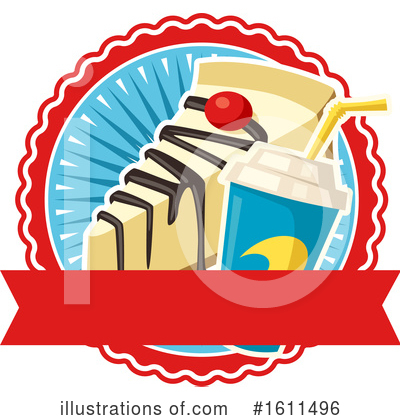 Cheesecake Clipart #1611496 by Vector Tradition SM