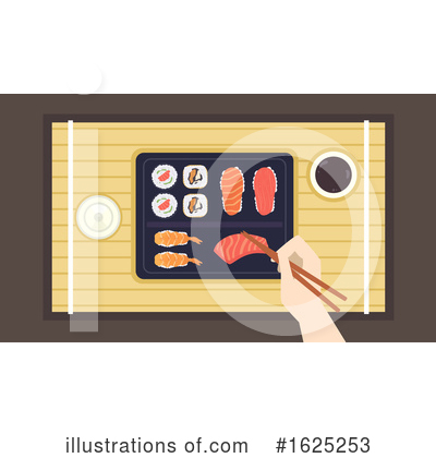 Sushi Clipart #1625253 by BNP Design Studio