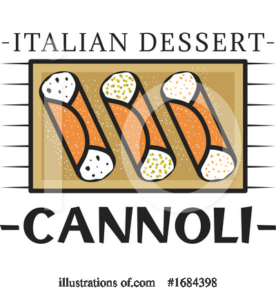Cannoli Clipart #1684398 by Vector Tradition SM