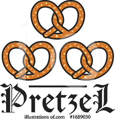 Pretzel Clipart #1689030 by Vector Tradition SM