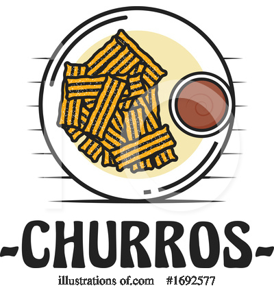 Churros Clipart #1692577 by Vector Tradition SM
