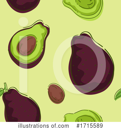 Avocado Clipart #1715589 by BNP Design Studio