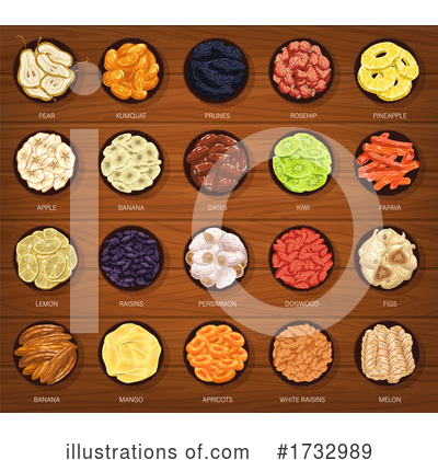 Raisins Clipart #1732989 by Vector Tradition SM