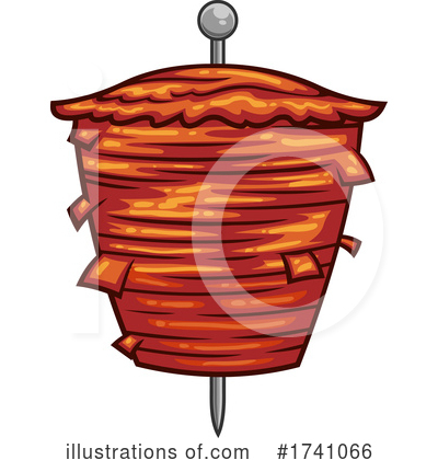 Kebab Clipart #1741066 by Hit Toon