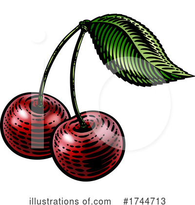 Cherries Clipart #1744713 by AtStockIllustration