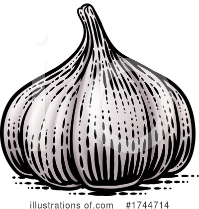 Garlic Clipart #1744714 by AtStockIllustration