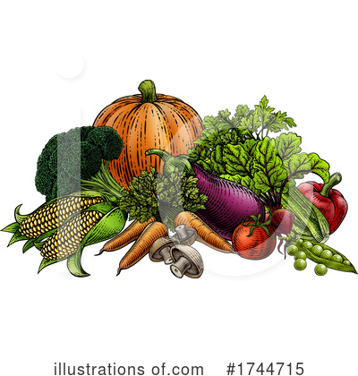 Celery Clipart #1744715 by AtStockIllustration