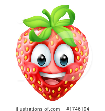 Strawberry Clipart #1746194 by AtStockIllustration