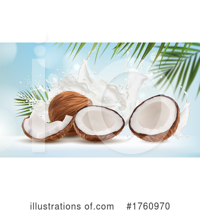 Coconut Clipart #1760970 by Vector Tradition SM