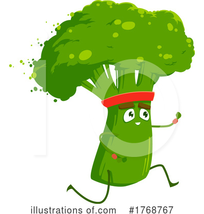 Broccoli Clipart #1768767 by Vector Tradition SM