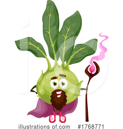 Kohlrabi Clipart #1768771 by Vector Tradition SM