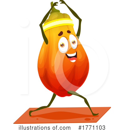 Papaya Clipart #1771103 by Vector Tradition SM