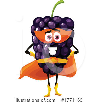 Blackberry Clipart #1771163 by Vector Tradition SM