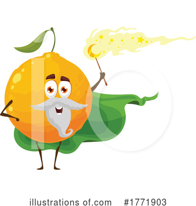 Navel Orange Clipart #1771903 by Vector Tradition SM