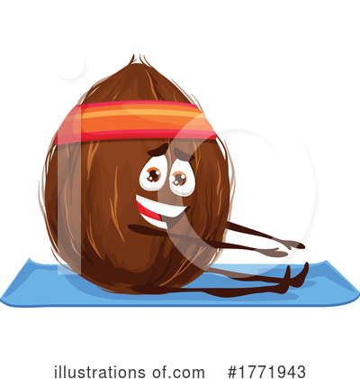 Coconut Clipart #1771943 by Vector Tradition SM